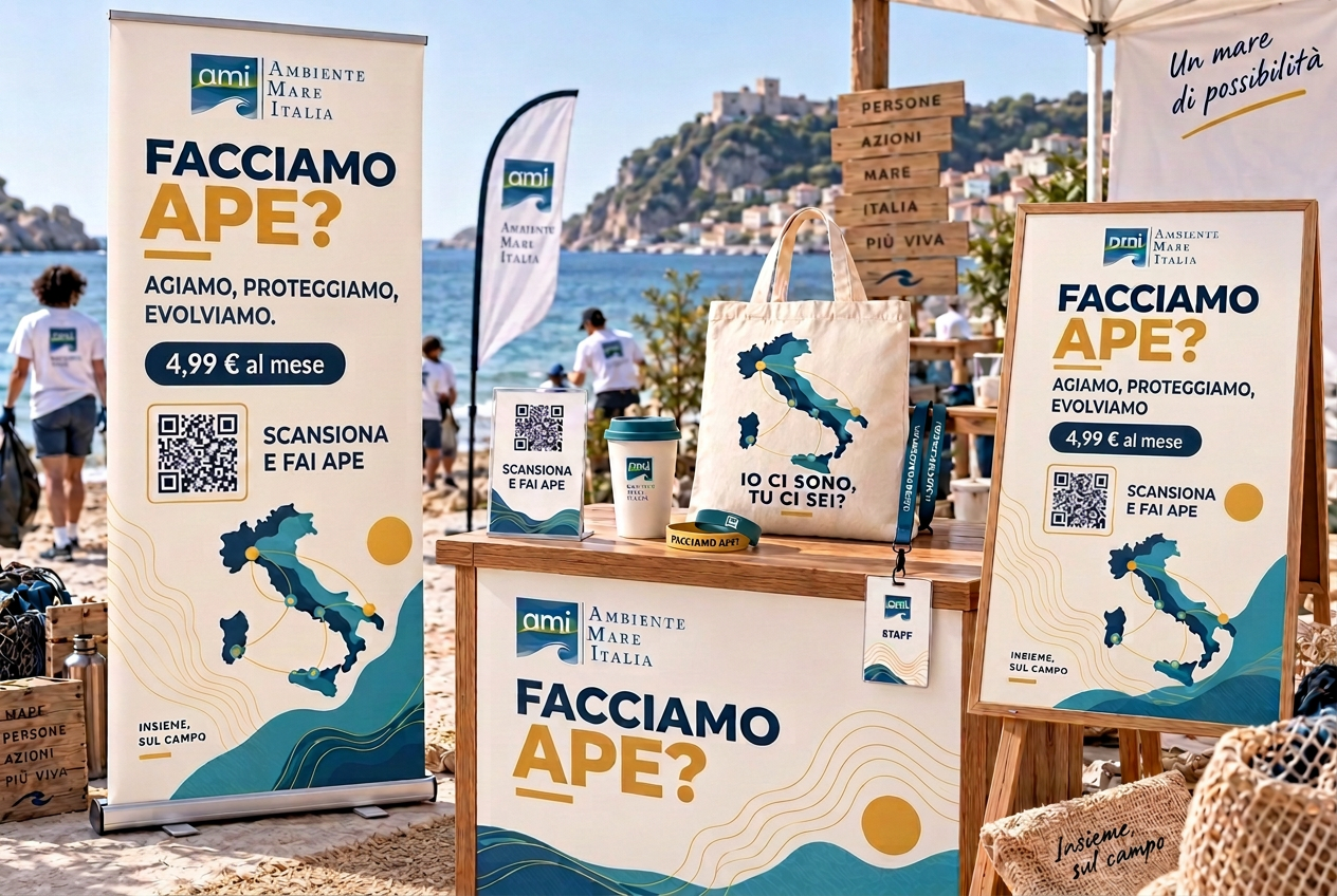 AMI — stand e gadget Facciamo APE